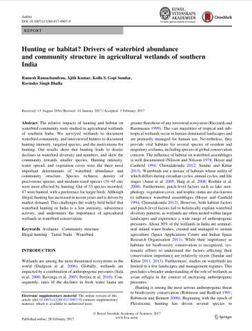 Ramachandran_etal_2017_HuntingOrHabitat