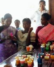 A workshop on candle making.